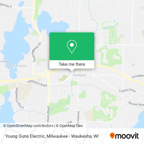 Young Guns Electric map