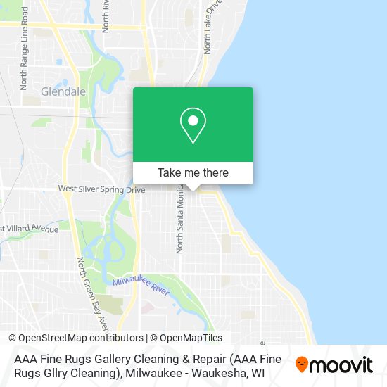 AAA Fine Rugs Gallery Cleaning & Repair (AAA Fine Rugs Gllry Cleaning) map