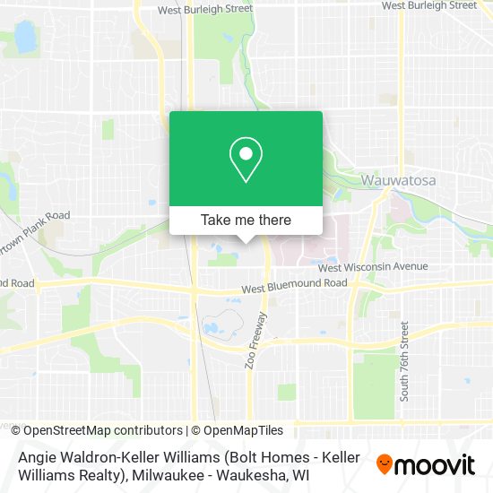 Mapa de Angie Waldron-Keller Williams (Bolt Homes - Keller Williams Realty)