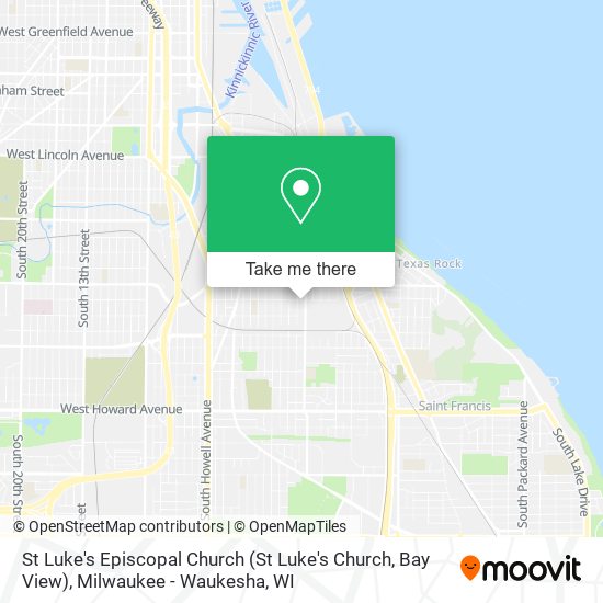 Mapa de St Luke's Episcopal Church (St Luke's Church, Bay View)