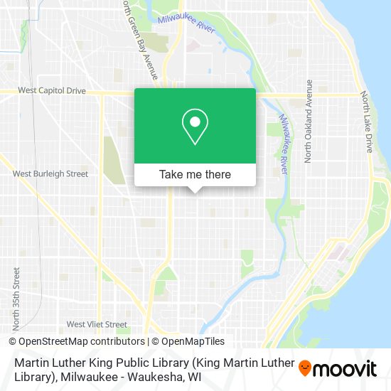 Mapa de Martin Luther King Public Library