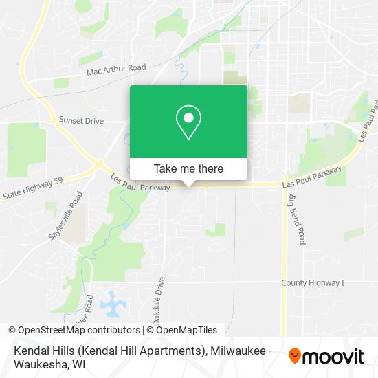 Kendal Hills (Kendal Hill Apartments) map