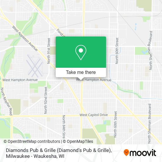 Mapa de Diamonds Pub & Grille (Diamond's Pub & Grille)