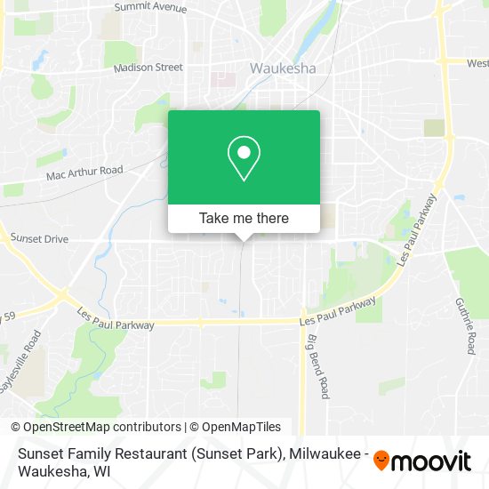 Mapa de Sunset Family Restaurant (Sunset Park)