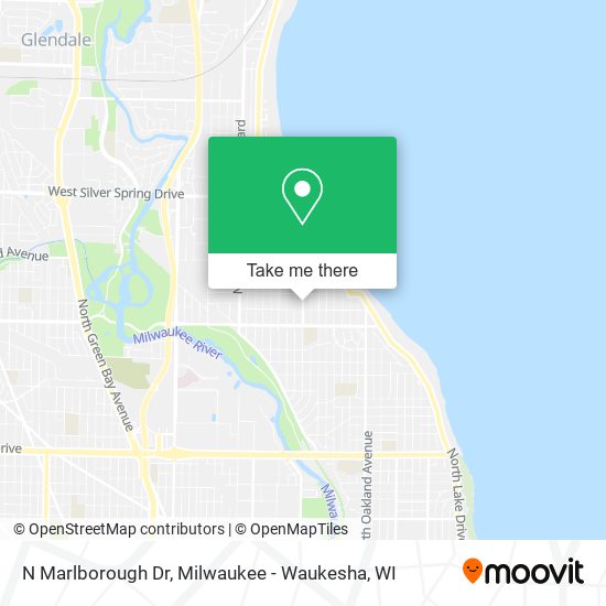 N Marlborough Dr map