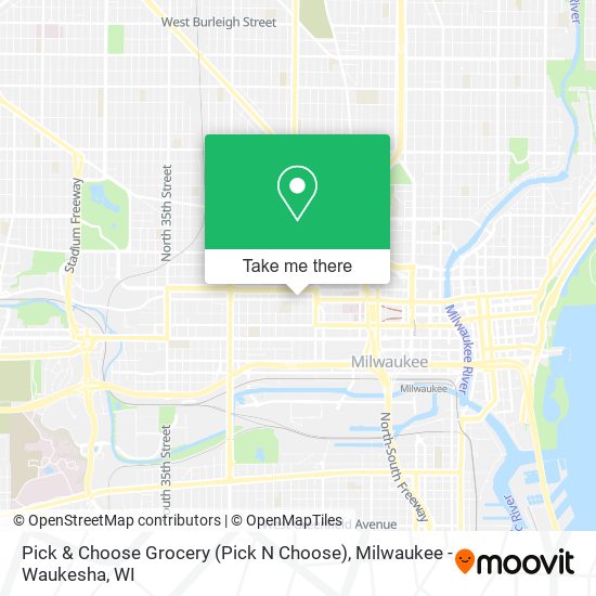 Mapa de Pick & Choose Grocery (Pick N Choose)