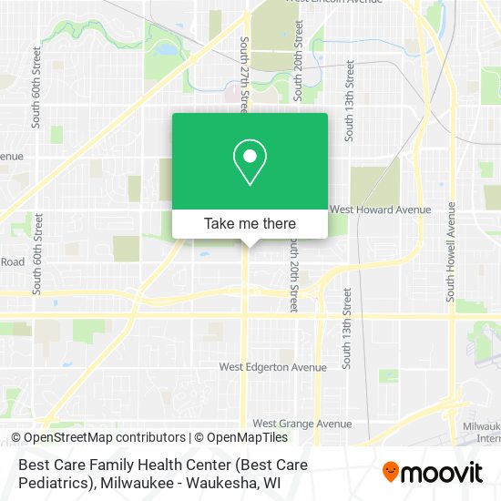 Mapa de Best Care Family Health Center (Best Care Pediatrics)