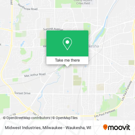 Midwest Industries map