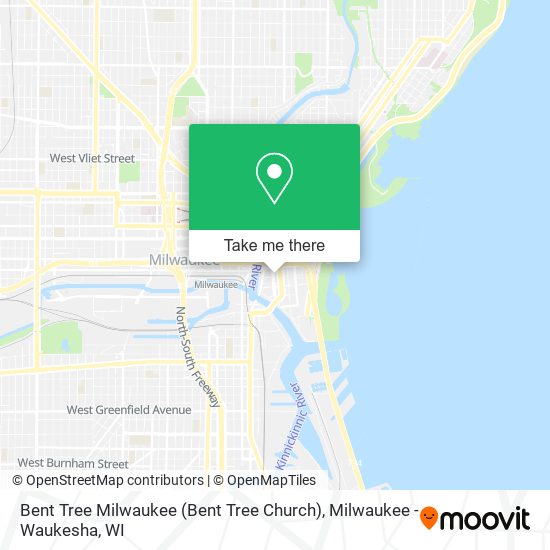 Mapa de Bent Tree Milwaukee (Bent Tree Church)