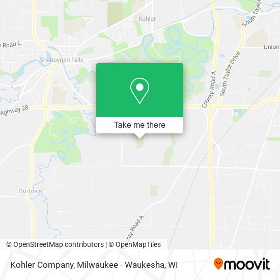 Mapa de Kohler Company