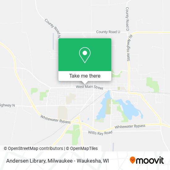Mapa de Andersen Library