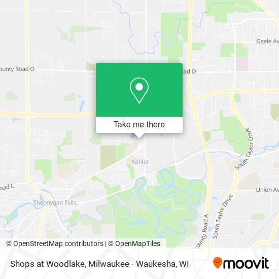 Mapa de Shops at Woodlake