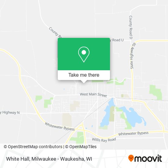 White Hall map