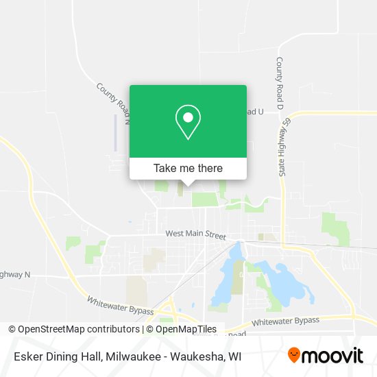 Esker Dining Hall map