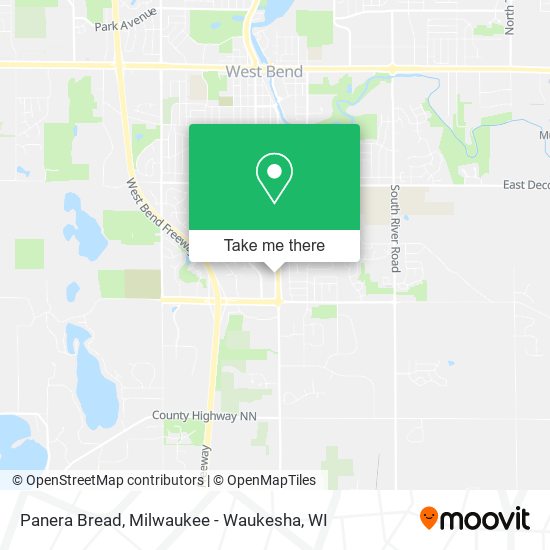 Panera Bread map
