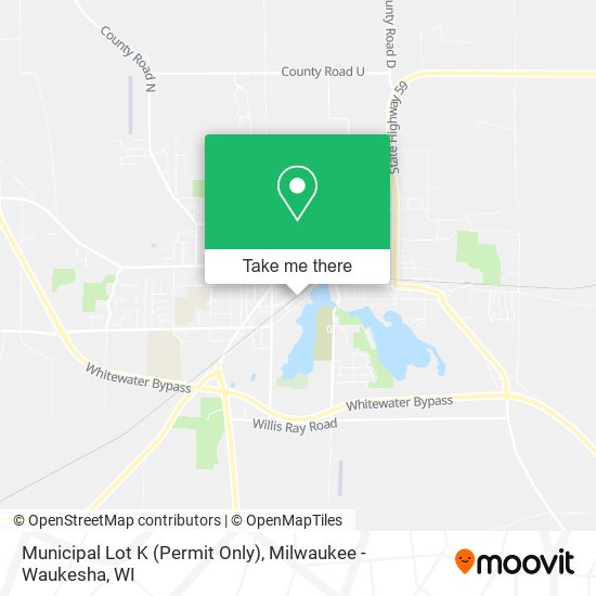 Mapa de Municipal Lot K (Permit Only)