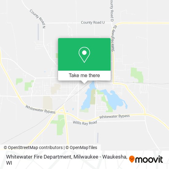 Mapa de Whitewater Fire Department