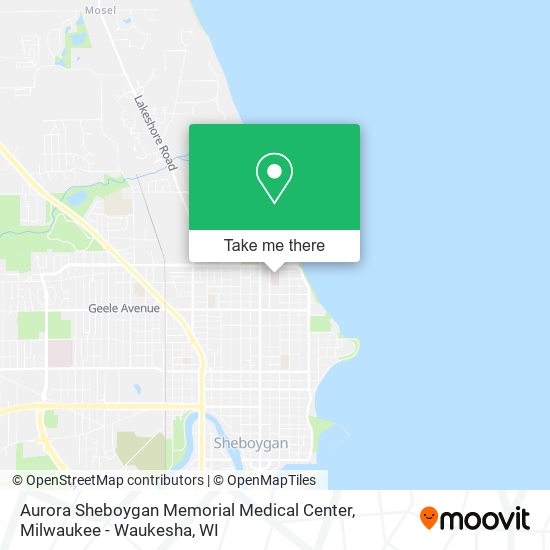 Mapa de Aurora Sheboygan Memorial Medical Center