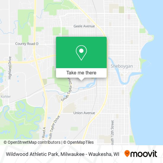 Mapa de Wildwood Athletic Park