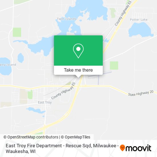 East Troy Fire Department - Rescue Sqd map