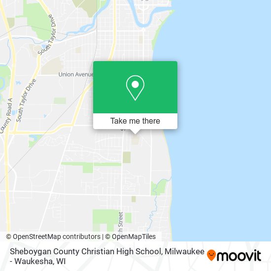 Sheboygan County Christian High School map