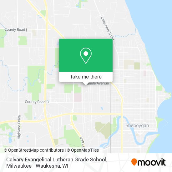 Calvary Evangelical Lutheran Grade School map