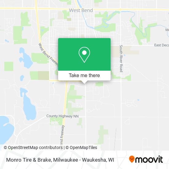 Monro Tire & Brake map