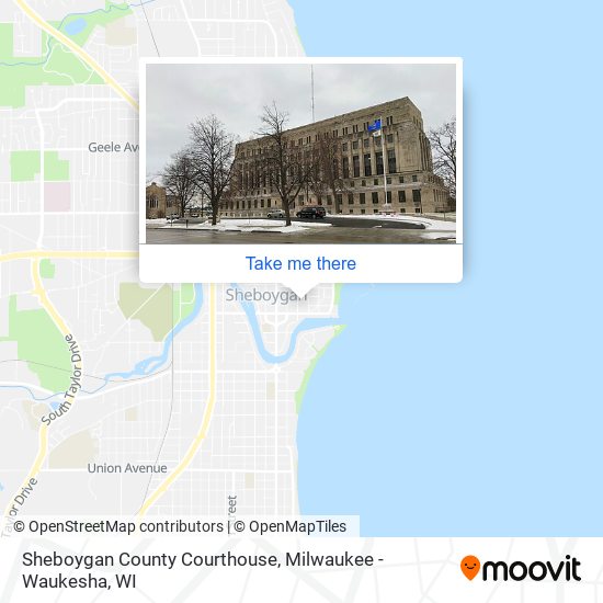 Sheboygan County Courthouse map