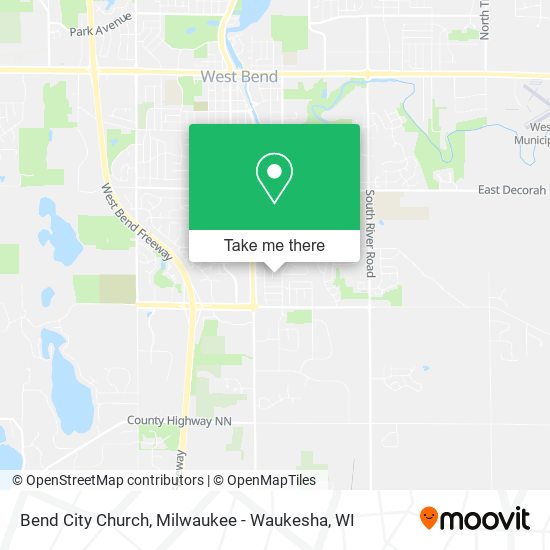 Mapa de Bend City Church