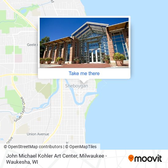 Mapa de John Michael Kohler Art Center