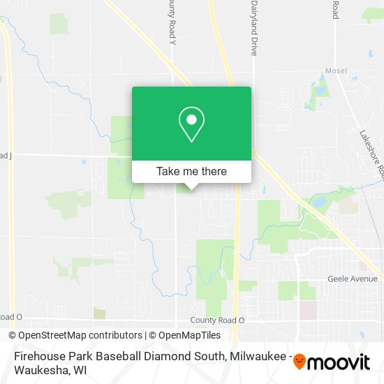 Firehouse Park Baseball Diamond South map
