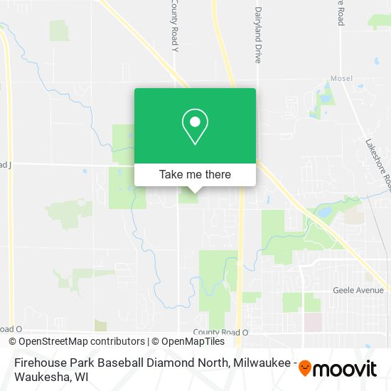 Firehouse Park Baseball Diamond North map