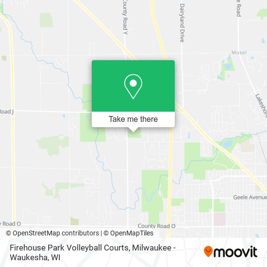 Firehouse Park Volleyball Courts map