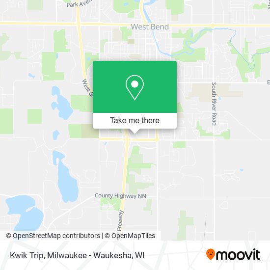 Kwik Trip map