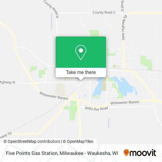 Five Points Gas Station map