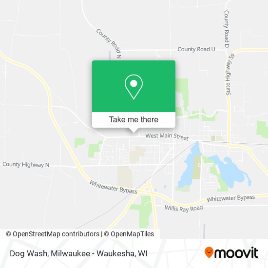 Mapa de Dog Wash