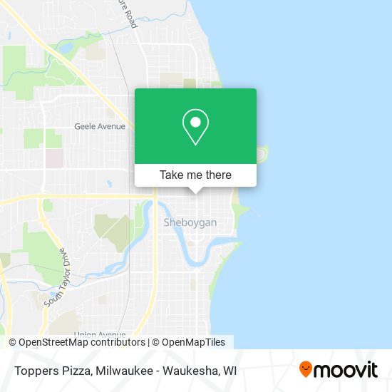 Mapa de Toppers Pizza