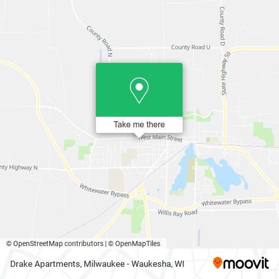 Mapa de Drake Apartments