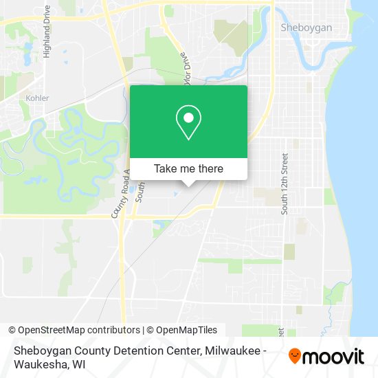Mapa de Sheboygan County Detention Center