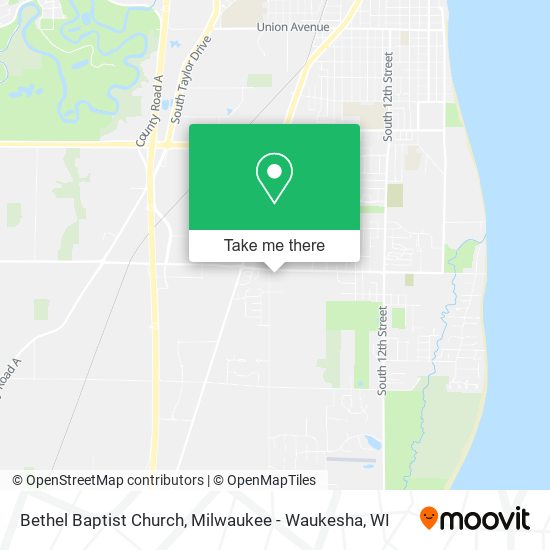 Bethel Baptist Church map