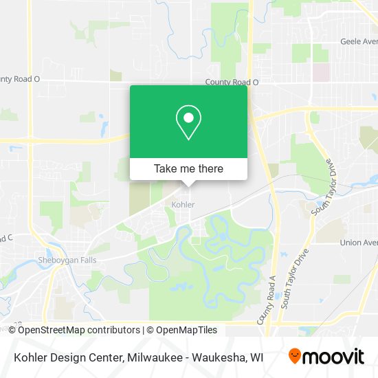 Mapa de Kohler Design Center