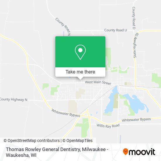 Mapa de Thomas Rowley General Dentistry