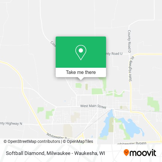 Softball Diamond map