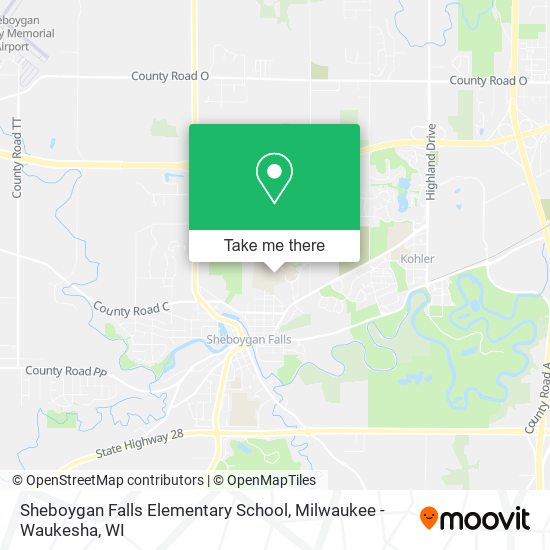 Mapa de Sheboygan Falls Elementary School