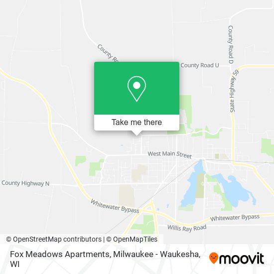 Fox Meadows Apartments map