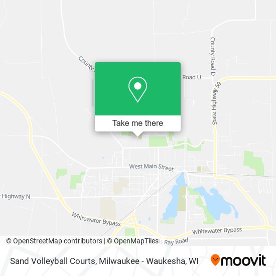 Sand Volleyball Courts map