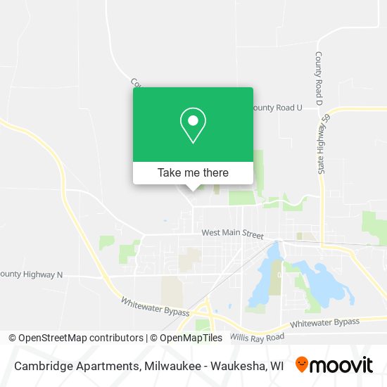 Mapa de Cambridge Apartments