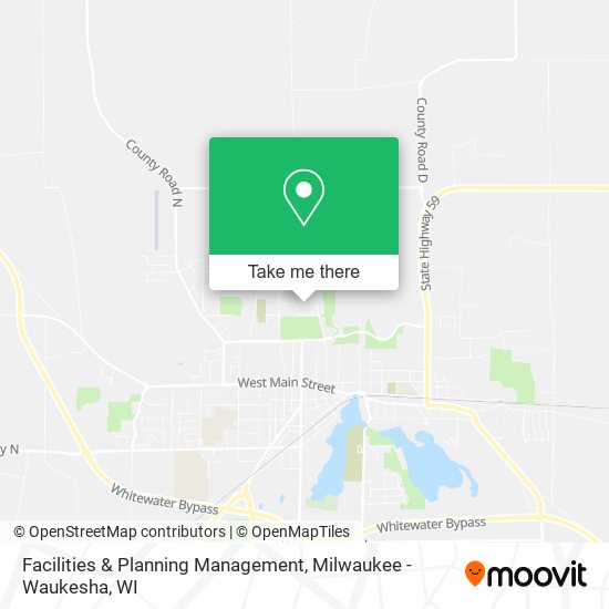 Facilities & Planning Management map
