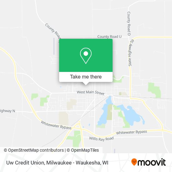 Uw Credit Union map