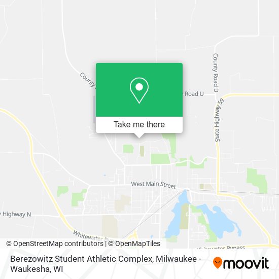 Mapa de Berezowitz Student Athletic Complex